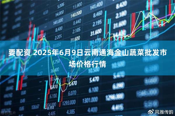 要配资 2025年6月9日云南通海金山蔬菜批发市场价格行情